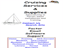 Tablet Screenshot of cruising-services.com